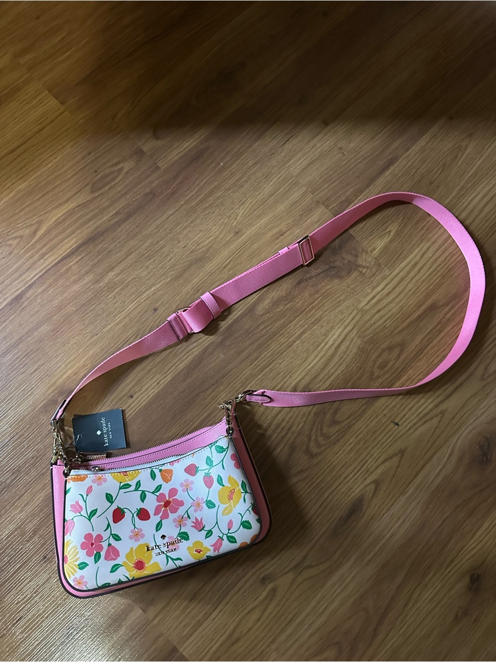 Kate Spade New York Duet Strawberry Garden Crossbody